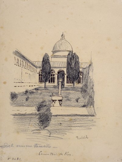 Friedhof von Pisa von Santiago Rusiñol